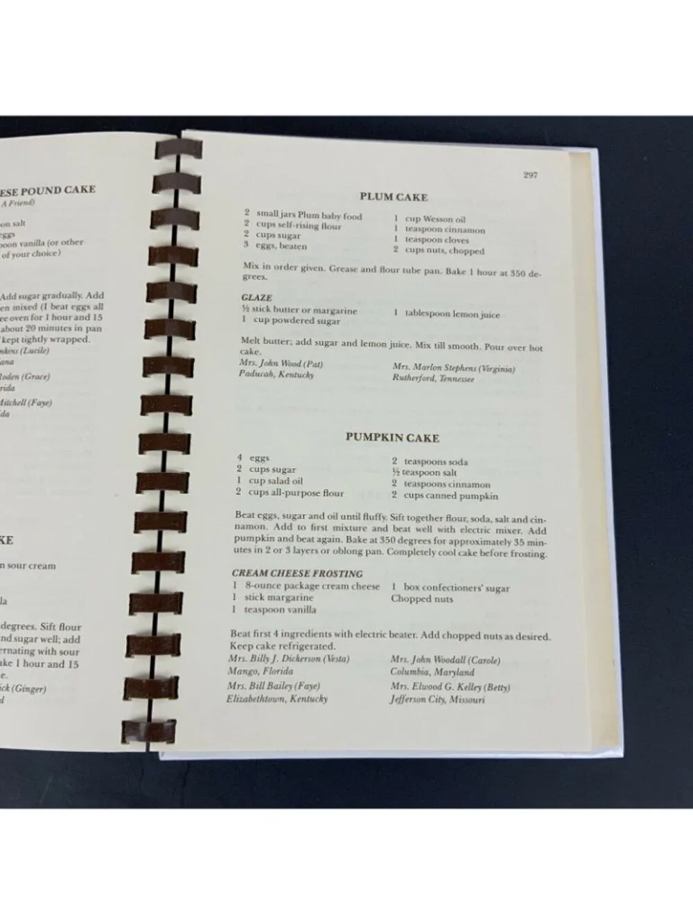 Vintage The Pastors Wives Cookbook 1978 By Sybil DuBose Spiral Bound Wimmer